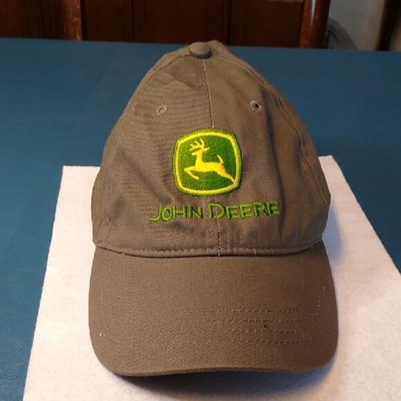 John Deere Cotton Gray Cap - Picture 1 of 4